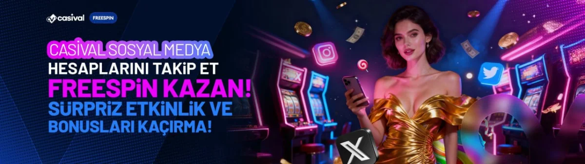 Casival Sosyal Medya Freespin Kampanyası